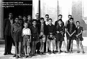 COLO JEUNE FRANCE 1950 podesta 13 Pelerinage_TD_Rome_1950_1